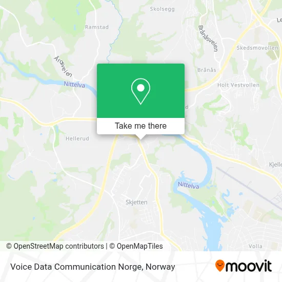 Voice Data Communication Norge map