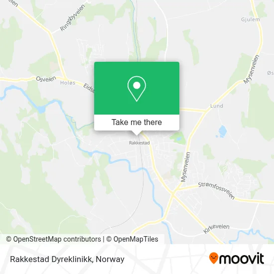 Rakkestad Dyreklinikk map
