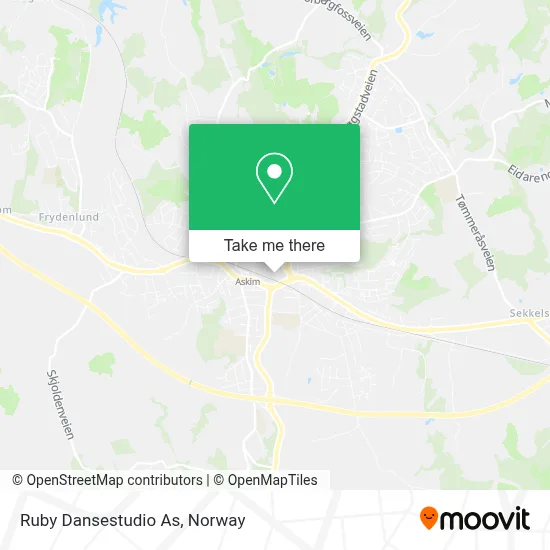 Ruby Dansestudio As map