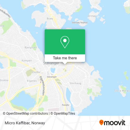 Micro Kaffibar map