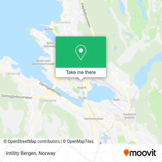Intility Bergen map