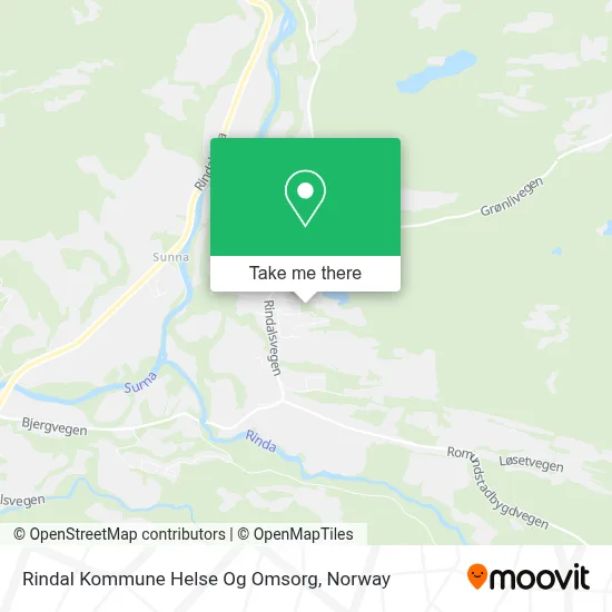 Rindal Kommune Helse Og Omsorg map