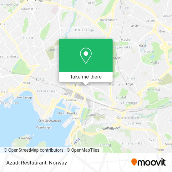 Azadi Restaurant map