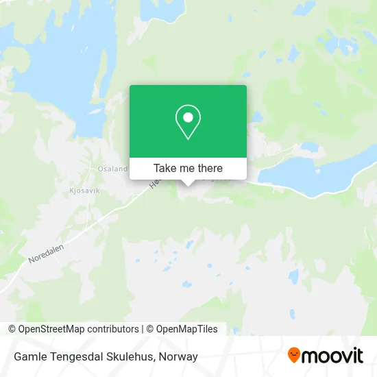 Gamle Tengesdal Skulehus map