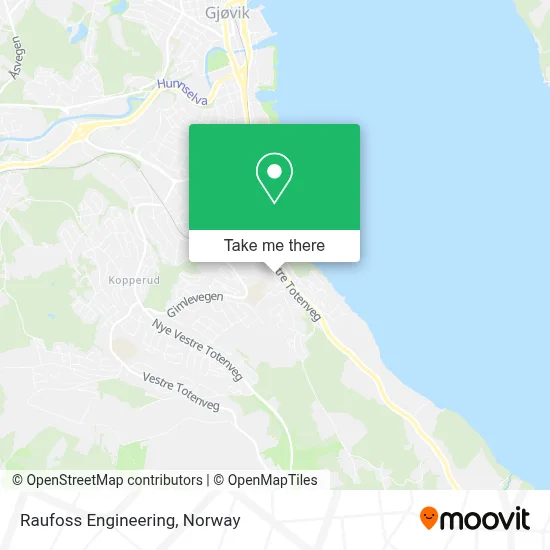 Raufoss Engineering map