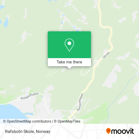 Rafsbotn Skole map