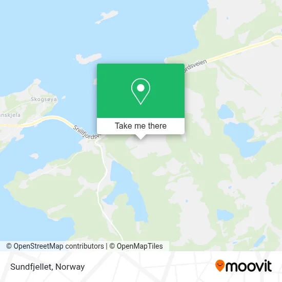 Sundfjellet map