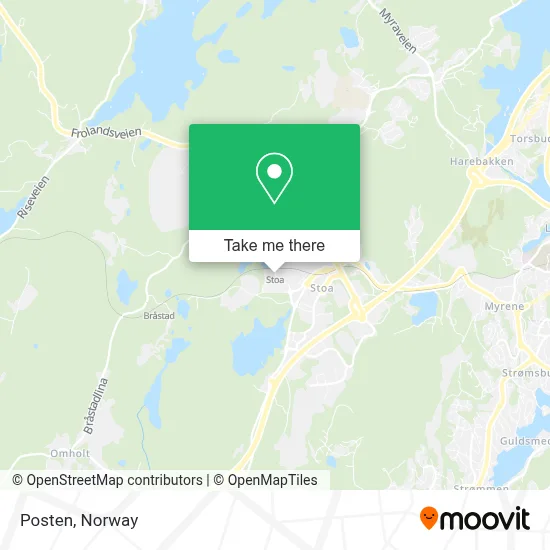 Posten map