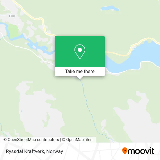 Ryssdal Kraftverk map