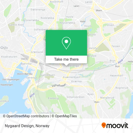 Nygaard Design map
