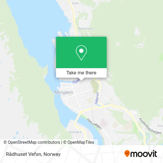 Rådhuset Vefsn map