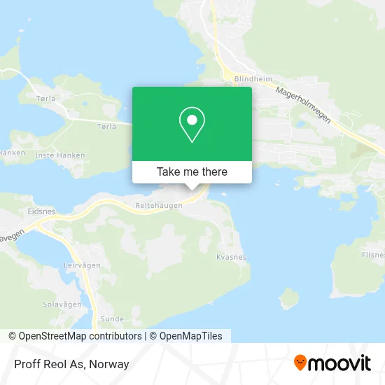 Proff Reol As map
