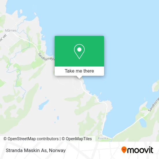 Stranda Maskin As map