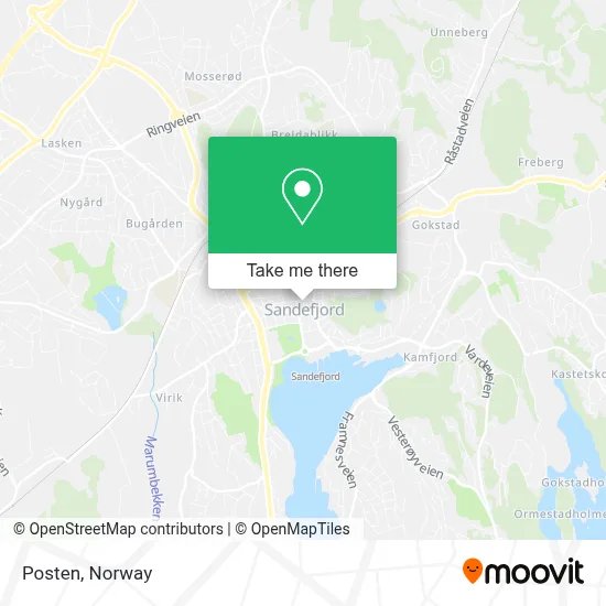 Posten map
