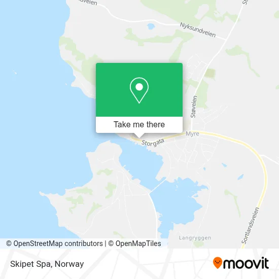 Skipet Spa map