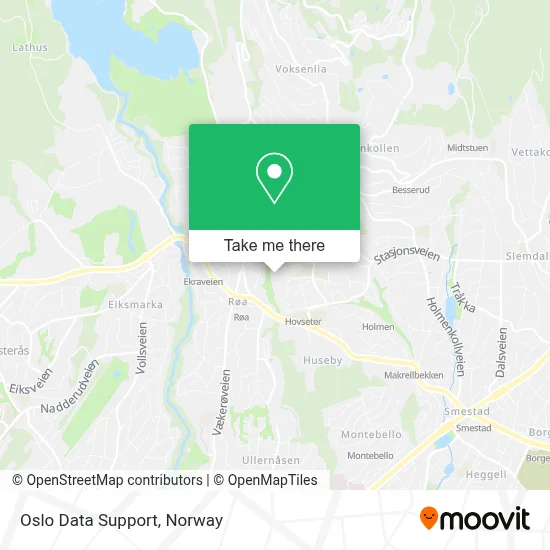 Oslo Data Support map