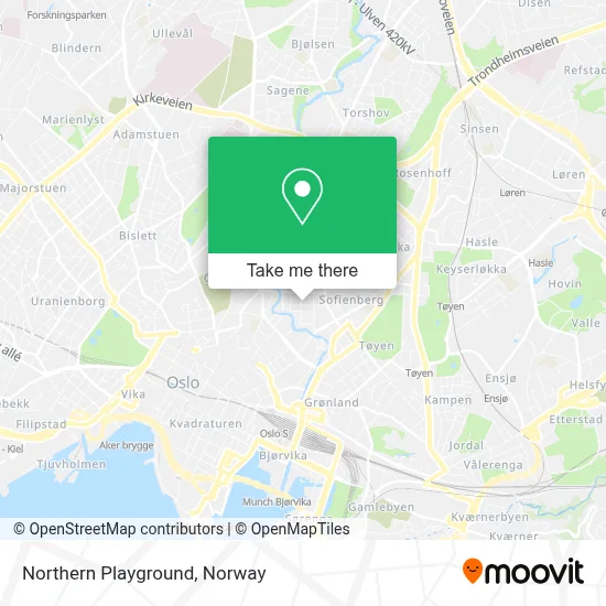 Northern Playground map