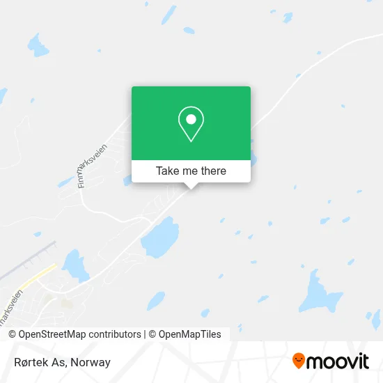 Rørtek As map