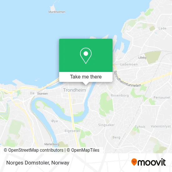 Norges Domstoler map
