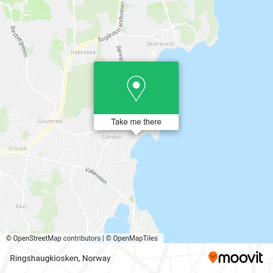 Ringshaugkiosken map