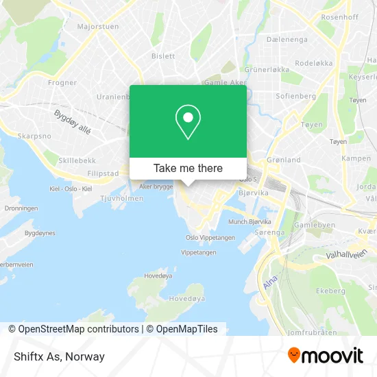Shiftx As map
