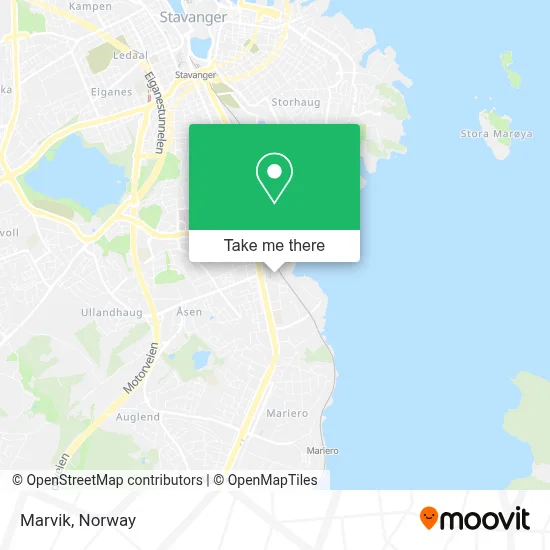 Marvik map