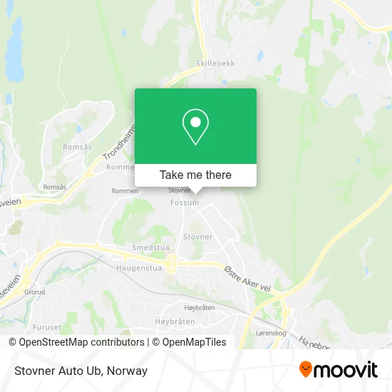 Stovner Auto Ub map