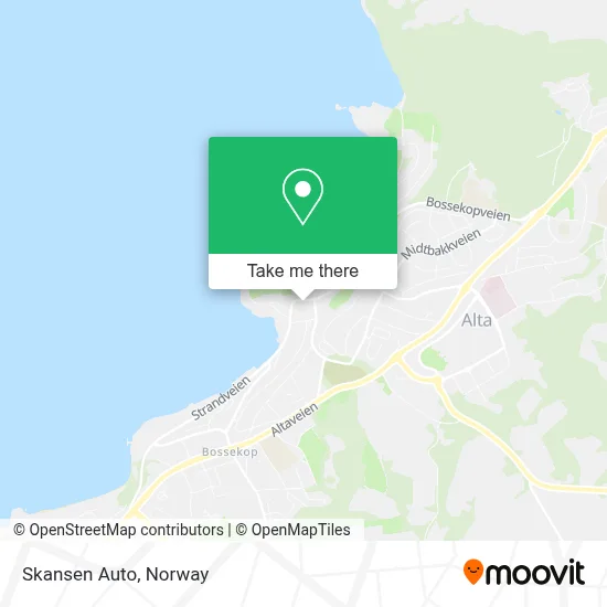 Skansen Auto map