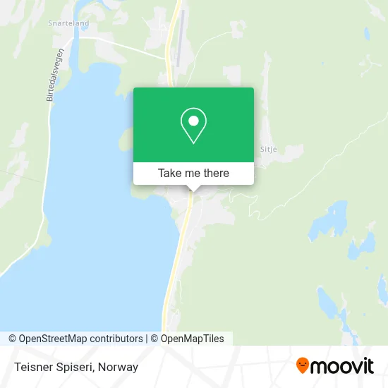 Teisner Spiseri map