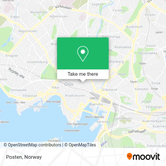 Posten map