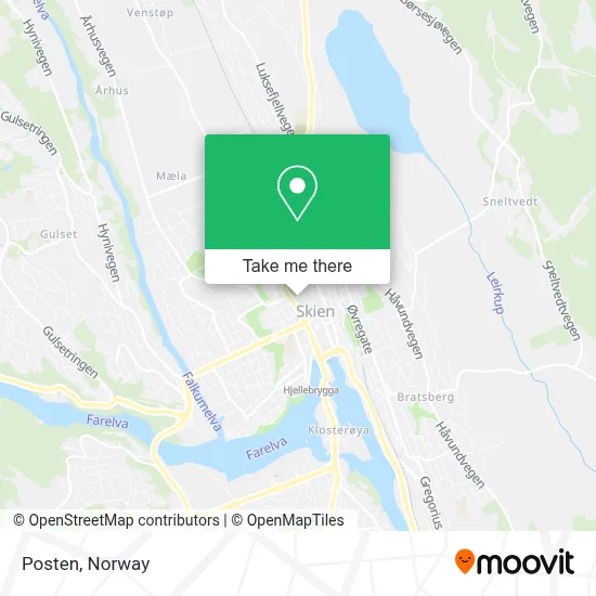 Posten map
