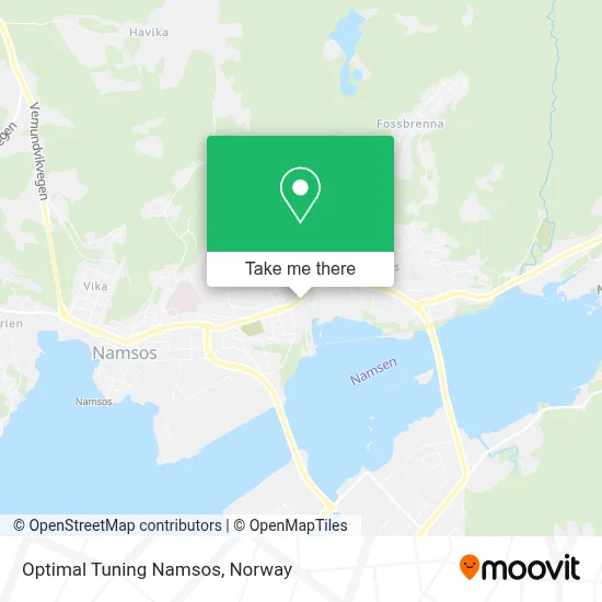 Optimal Tuning Namsos map