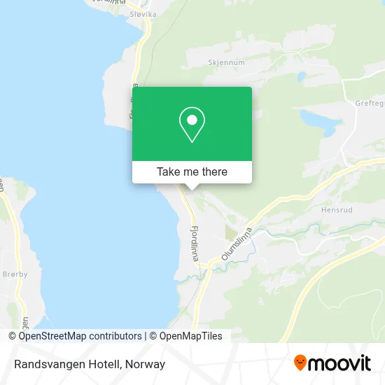 Randsvangen Hotell map