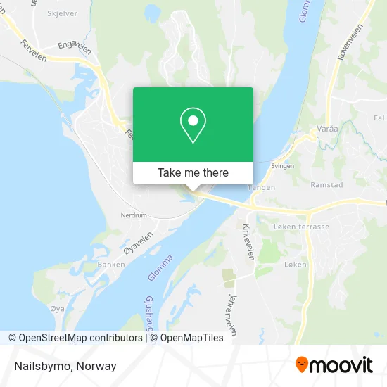 Nailsbymo map