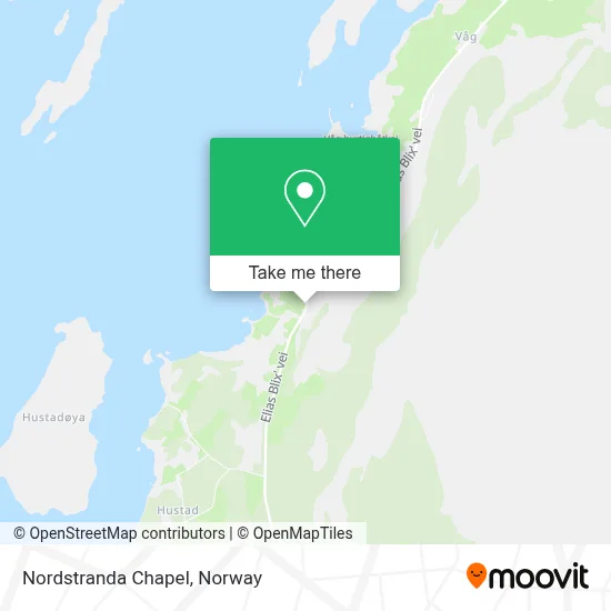 Nordstranda Chapel map