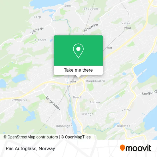 Riis Autoglass map