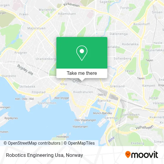 Robotics Engineering Usa map