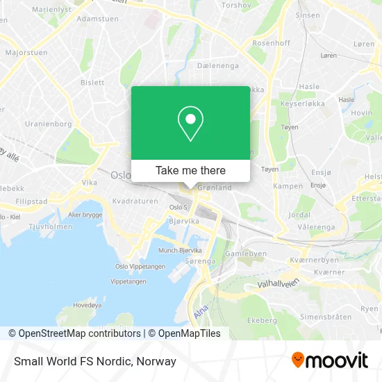 Small World FS Nordic map
