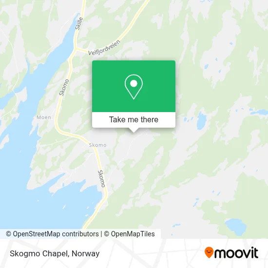 Skogmo Chapel map