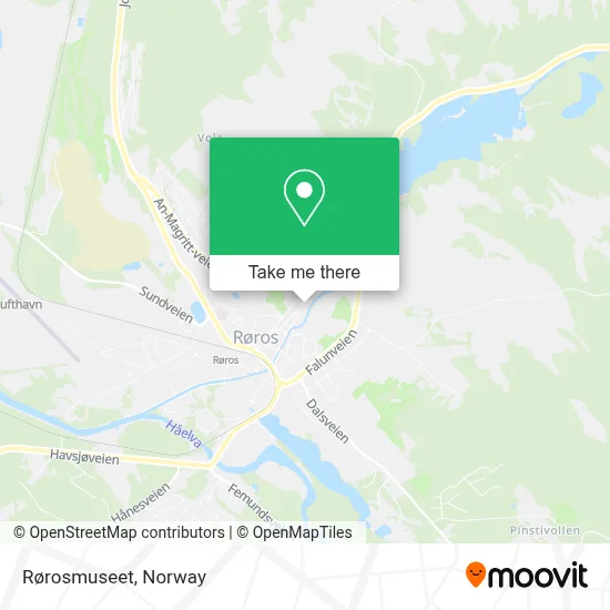 Rørosmuseet map
