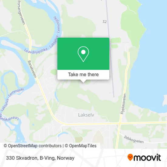 330 Skvadron, B-Ving map