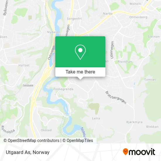 Utgaard As map