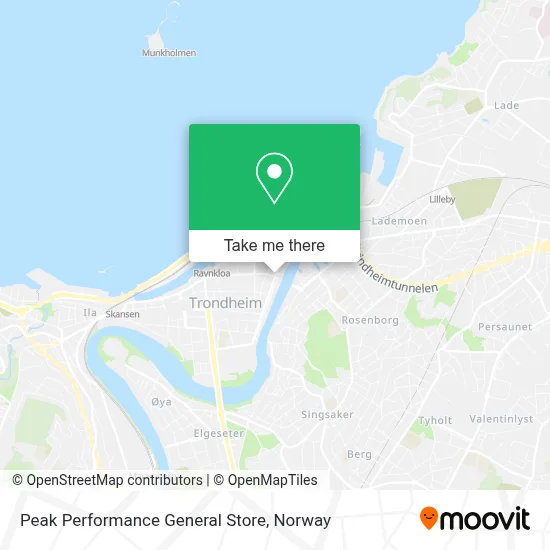 Peak Performance General Store map