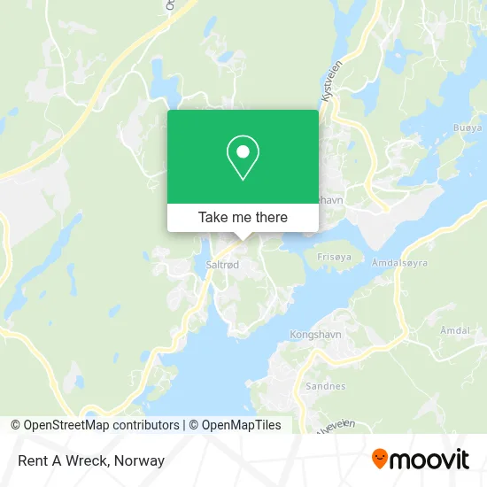 Rent A Wreck map
