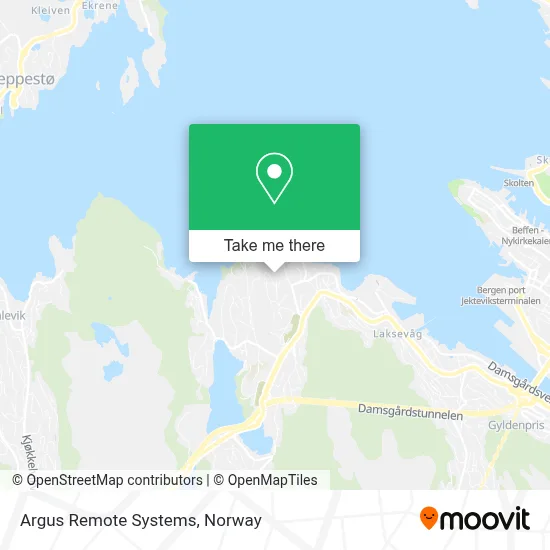 Argus Remote Systems map