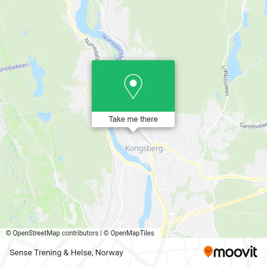 Sense Trening & Helse map