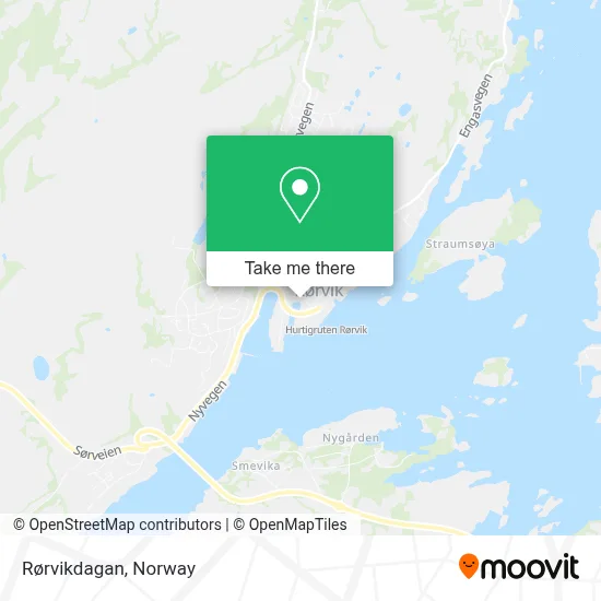 Rørvikdagan map