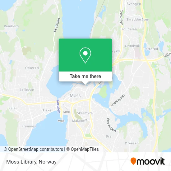 Moss Library map