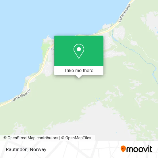 Rautinden map