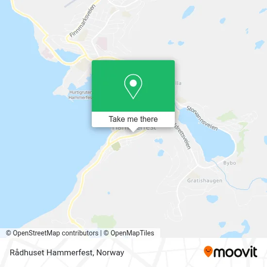 Rådhuset Hammerfest map